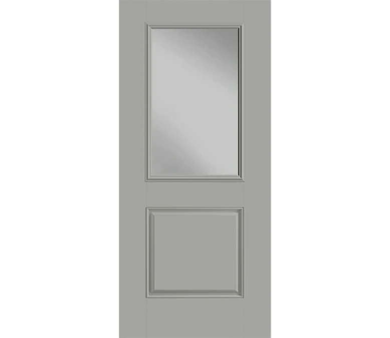 Concord Half Light 1 Panel Fiberglass Entry Door