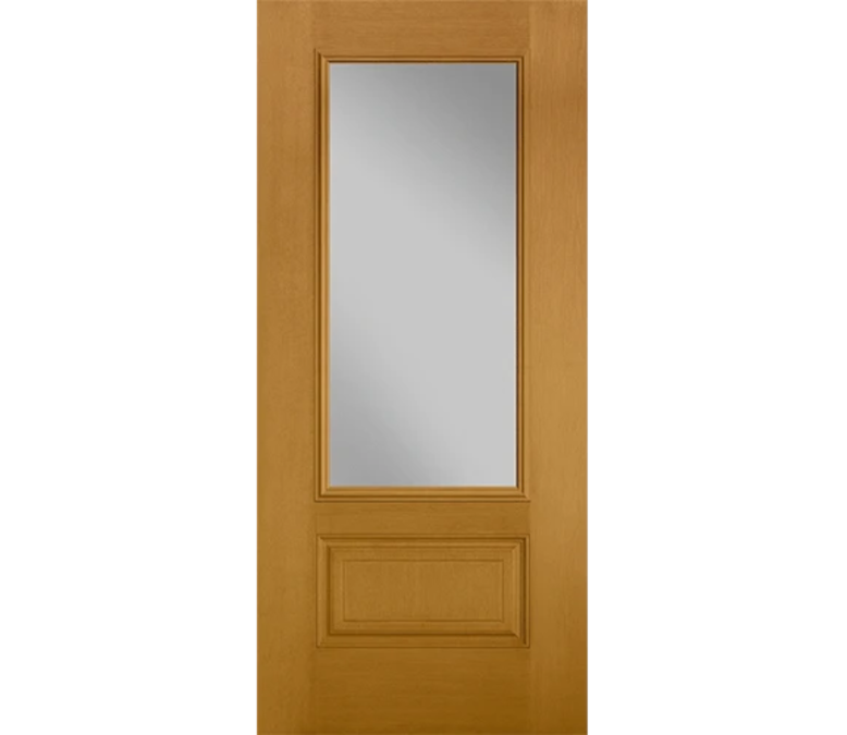 Concord Three Quaters light Fiberglass Entry Door