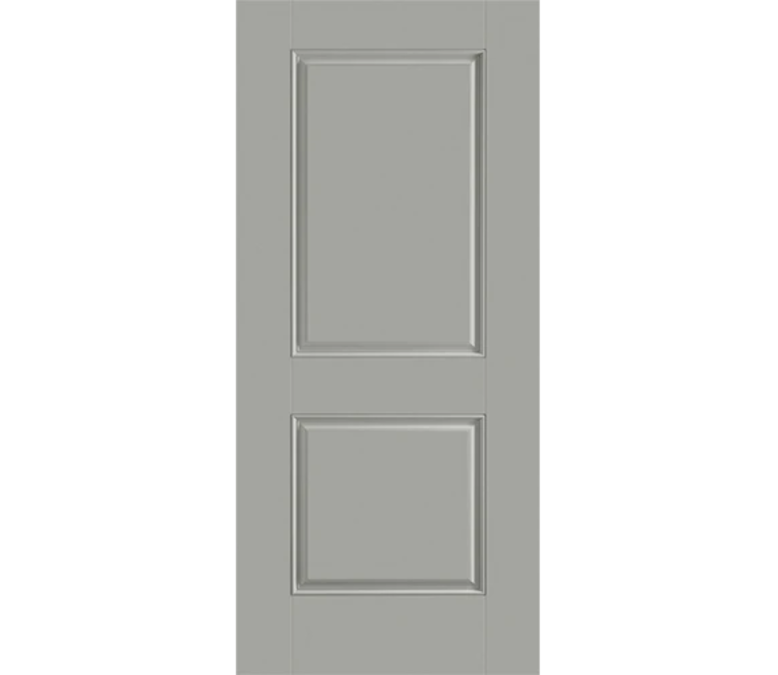 Concord Two Panel Square Fiberglass Entry Door